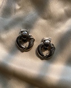 Vintage Silver Hoops Earrings