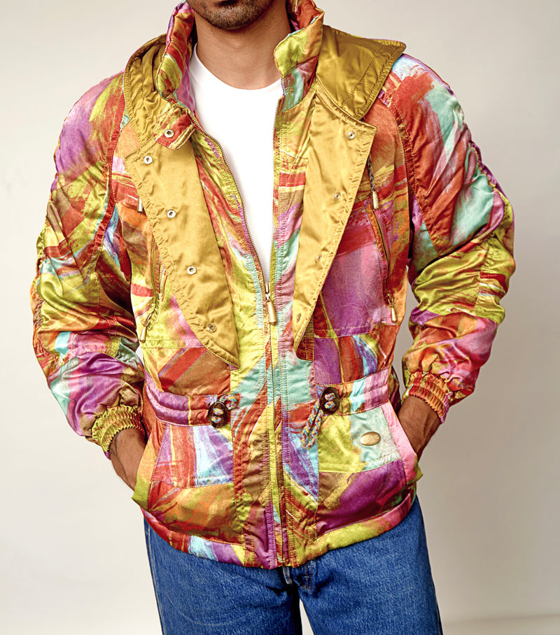 Groovy Abstract Multi Colour Jacket