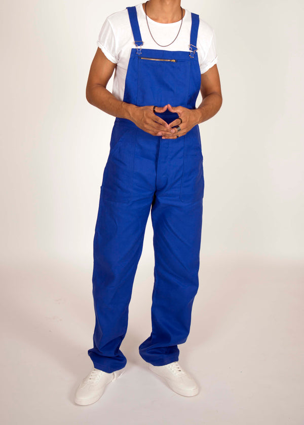 'Mario' Blue Unisex Worker Jumpsuit