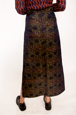 Buy Vintage '90s Night And Day Printed Skirt on Bodements
