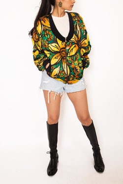 Buy Vintage Printed Bomber Jacket for woman on Bodements.com
