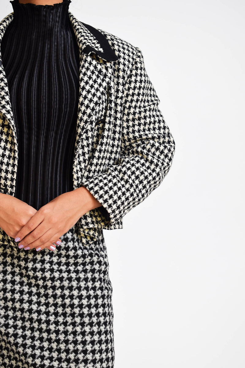 '90's 'Coco' Houndstooth Ensemble