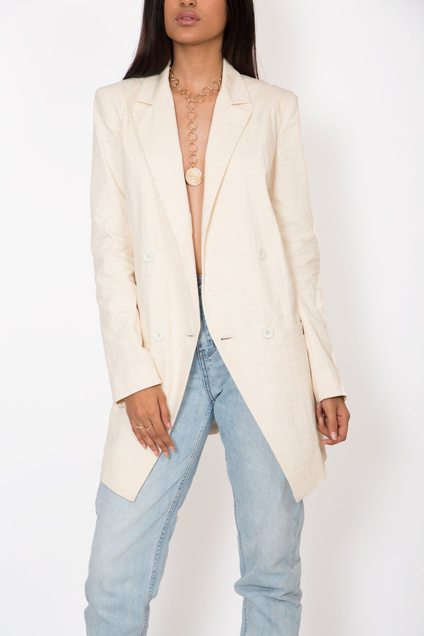 Buy Vintage Designer Kenzo white Long Jacket for Woman on Bodements