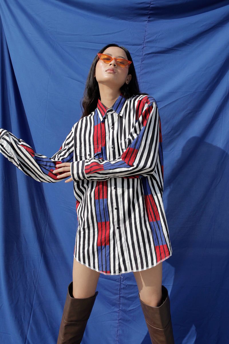Buy Vintage '80s Mondrian Unisex Shirt on Bodements.com