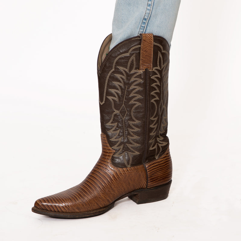 Buy Vintage Faux Snake Skin Cow Boy Boots on Bodements.com