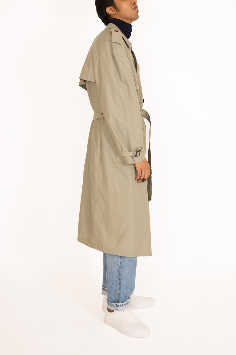 Buy Vintage '90s Unisex Double Breasted Trench Coat on Bodements.com