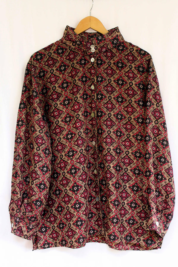 Buy '70s Kaleidoscopic Printed Unisex Shirt on Bodements.com